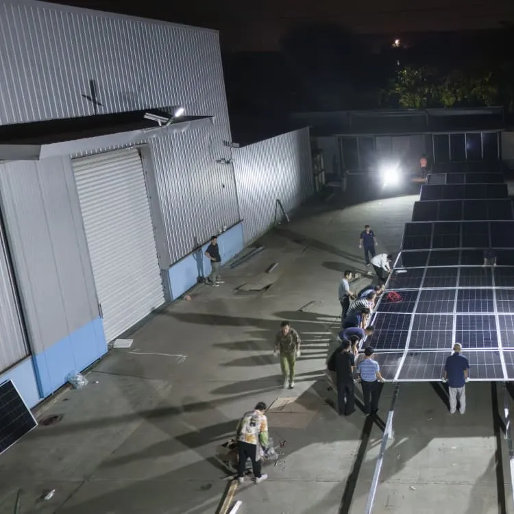 Single row photovoltaic panels