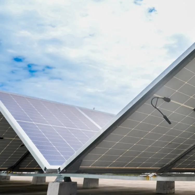 Solar container outdoor power can pump water